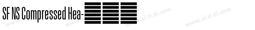 SF NS Compressed Hea字体转换 SF NS Compressed Hea字体转换